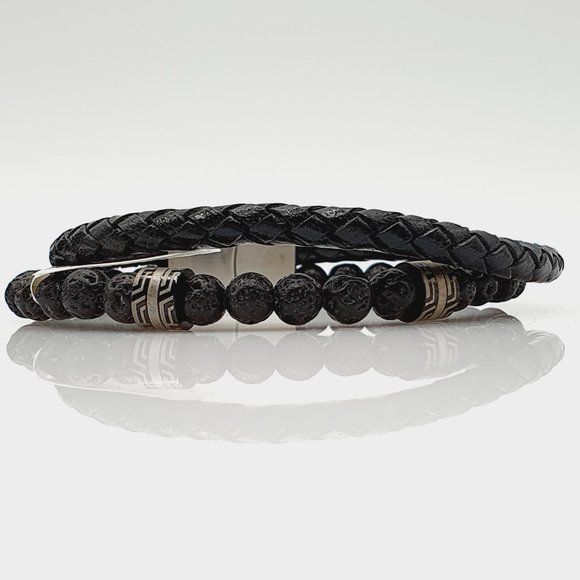 Beads & Leather Bracelets for men, MO112 - Picture 11 of 16